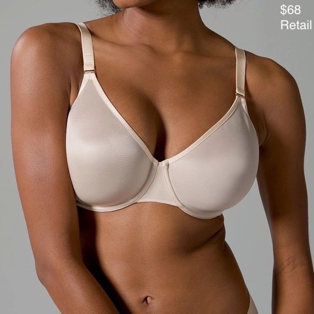 SOMA Unbelievable Minimizer Bra Size 38G Pale Sand Underwire Neutral Minimalist